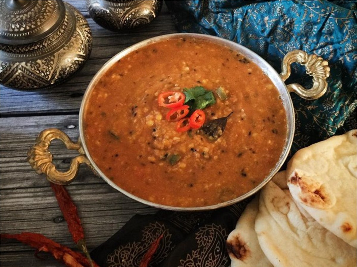 Golden coconut dal, a gluten-free dish idea