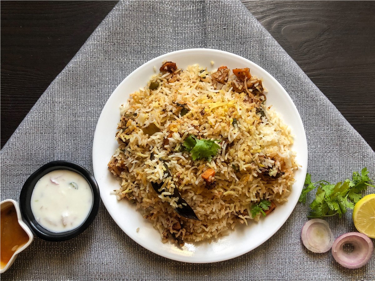 Weeknight vegetable biryani, a gluten-free dish idea